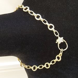 Mandala star clasp necklace